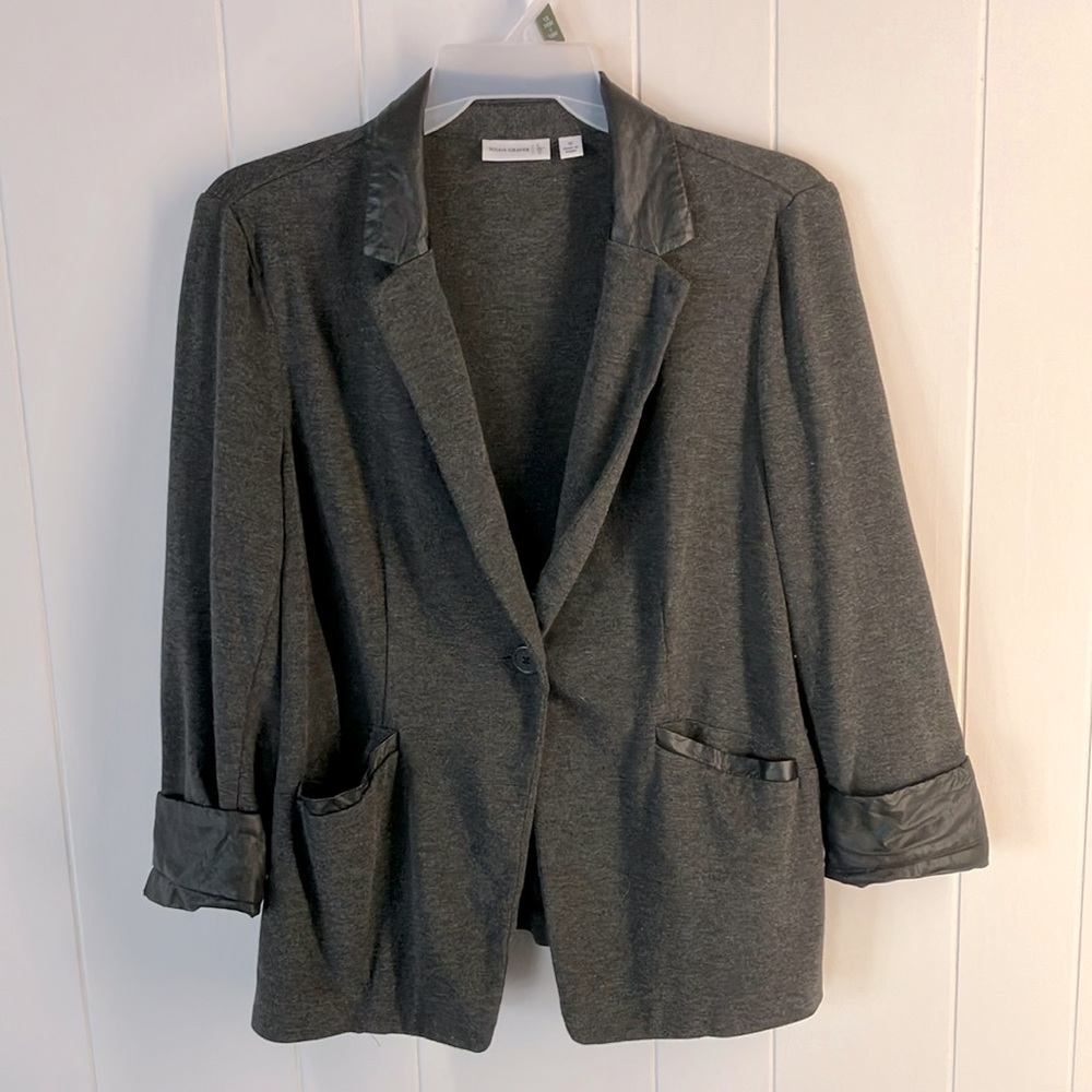 Grey and Black Blazer